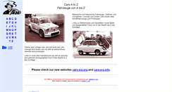 Desktop Screenshot of cars-a-z.net